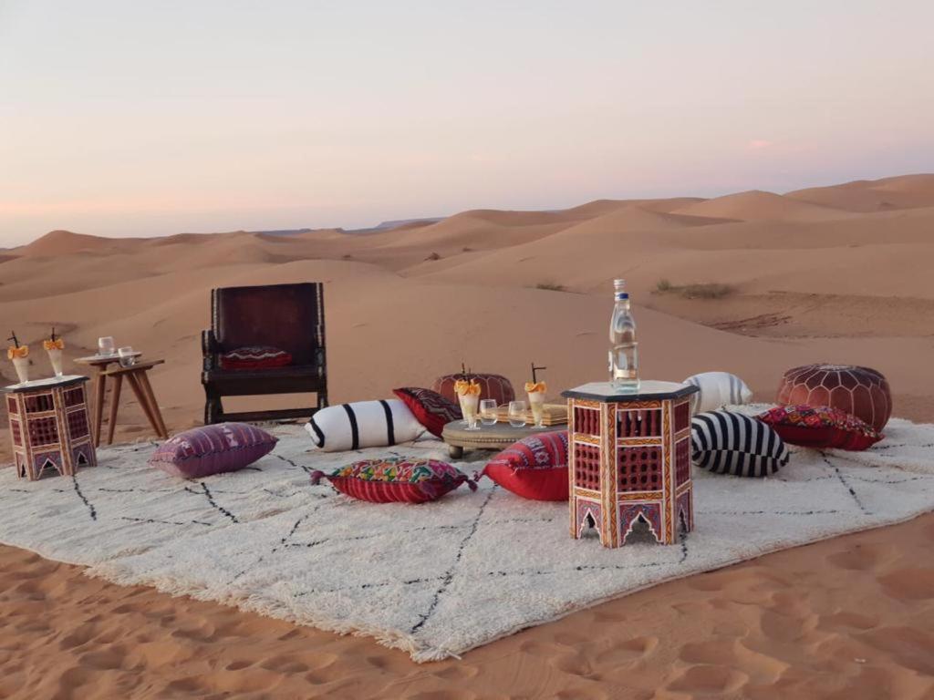 Lemnaouar Erg Camp Hotel Merzouga Exterior foto